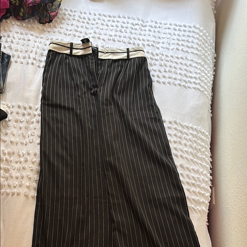Boohoo Pinstripe Slacks